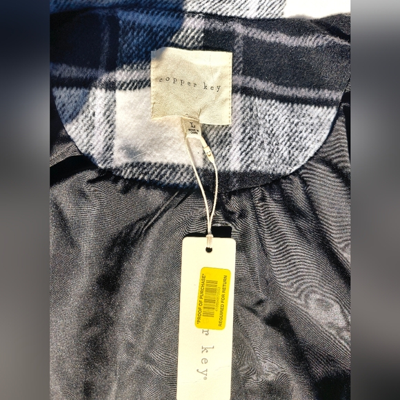 Copper Key Black and White Checkered Jacket - Picture 4 of 11